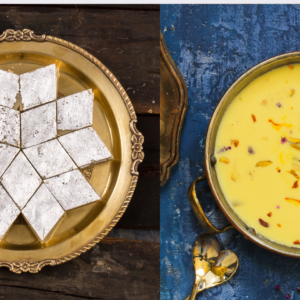 sweets and desserts on counter top