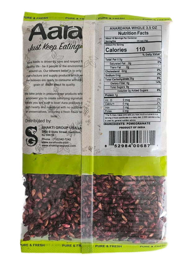 Aara, Spices, Aara Anardana(Pomegranate) Whole 100 Gm