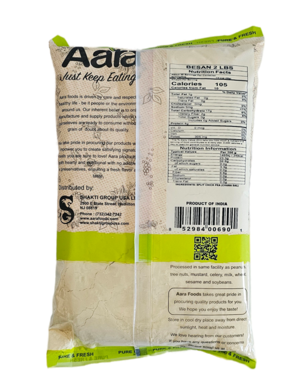 Aara, Atta, Besan, Flour, Aara Besan  2 Lb