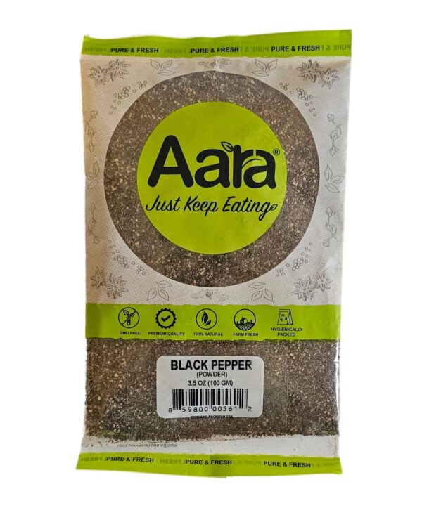 Aara, Spices, Aara Black Pepper Powder 100 Gm