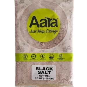 Aara, Honey, Salt, Spices, Sugar, Aara Black Salt 100 Gm