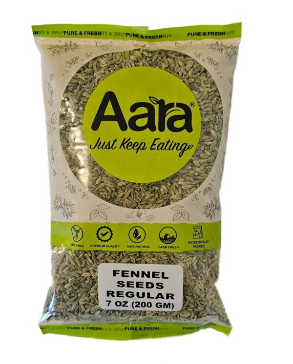 Aara, Spices, Aara Fennel/Saunf Seeds 200 Gm