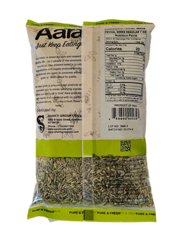 Aara, Spices, Aara Fennel/Saunf Seeds 200 Gm