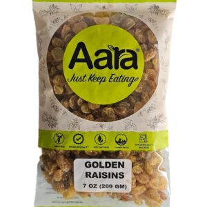 Aara, Dried Fruits, Nuts, Aara Golden Raisin 200 Gm