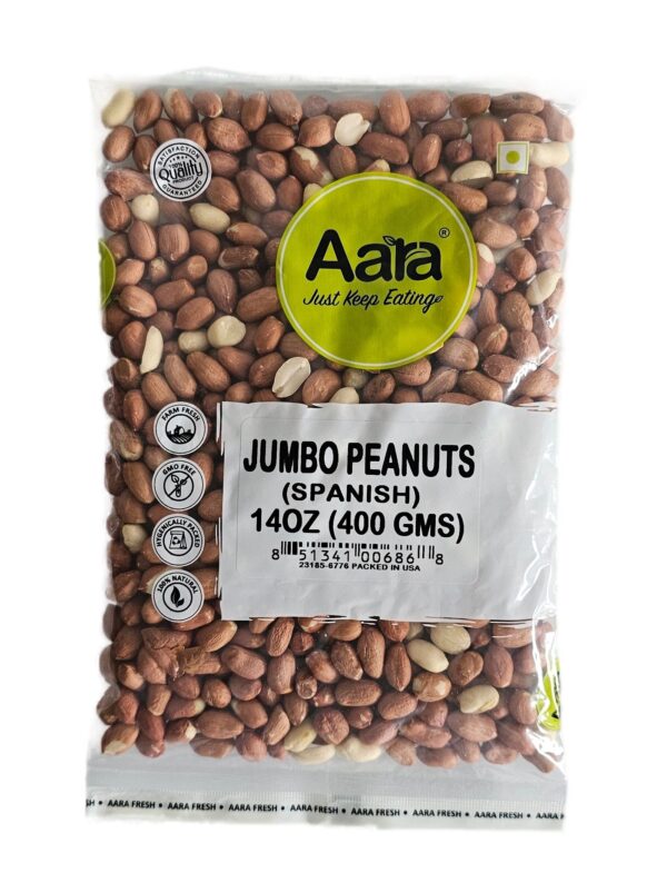 Aara,Dried Fruits,Nuts,Aara Spanish Peanuts 400 Gm