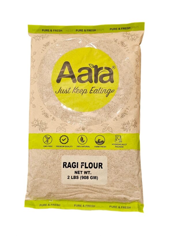 Aara, Atta, Flour, Aara Ragi Flour 2 Lb