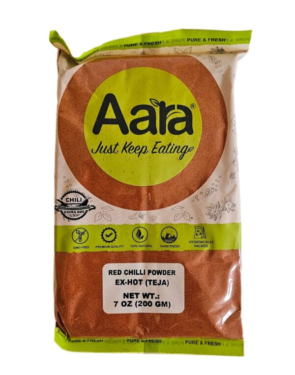 Aara, Spices, Aara Red Chilli Powder EXTRA Hot 200 Gm