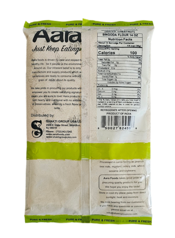 Aara, Atta, Flour, Idli, Rava, Sooji, Aara Singoda flour 400 Gm