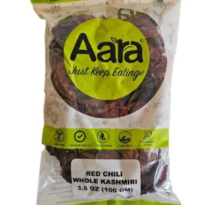 Aara, Spices, Aara Chilli Whole Kashmiri 100 Gm