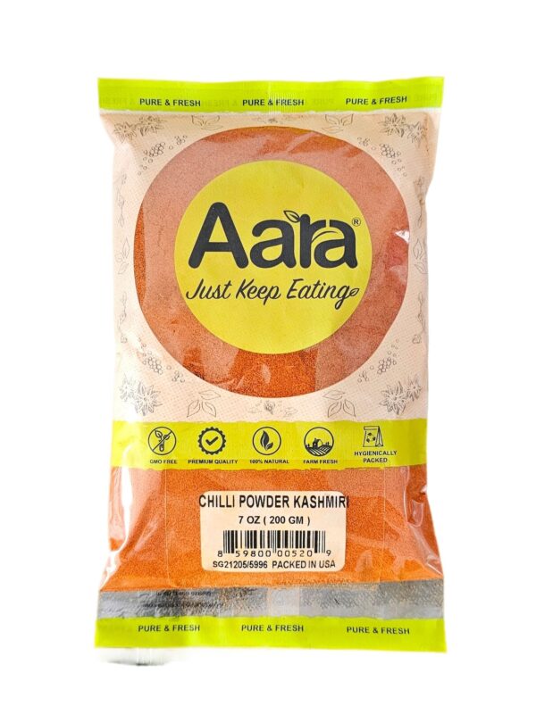 Aara, Spices, Aara Kashmiri Red Chilli Powder 200 GM