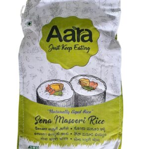 Aara, Beans, Dal, Rice, Rice & Dal, Sona Masoori Rice, Aara Sona Masoori Rice  10Lb