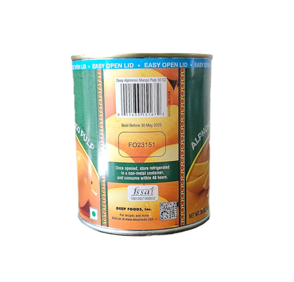 beverages, Deep, Mango Pulp, Alphonso Mango Pulp