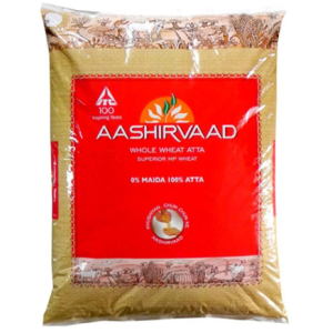 aashirvaad whole wheat atta / flour 22lb