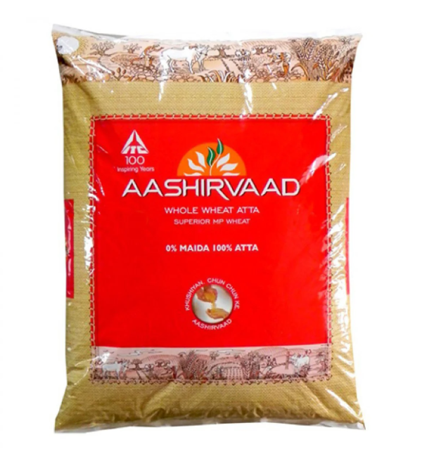 aashirvaad whole wheat atta / flour 22lb