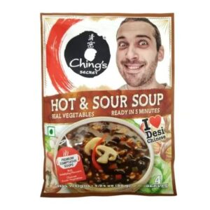 Chings, Ready to Eat, Soup, Chings Hot & Sour Vegetable Soup 55 Gm