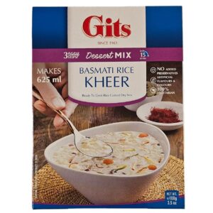 Gits, Insatnt Mix, Mix, Ready to Eat, Sweets & Desserts, Gits Basmati Rice Kheer Mix 100 Gm