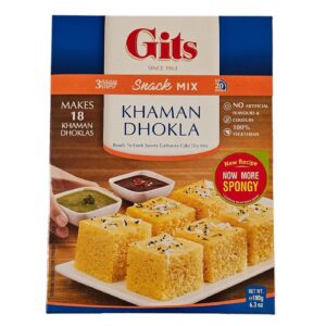 Gits, Insatnt Mix, Ready to Eat, Gits Khaman Dhokla Mix 180 Gm