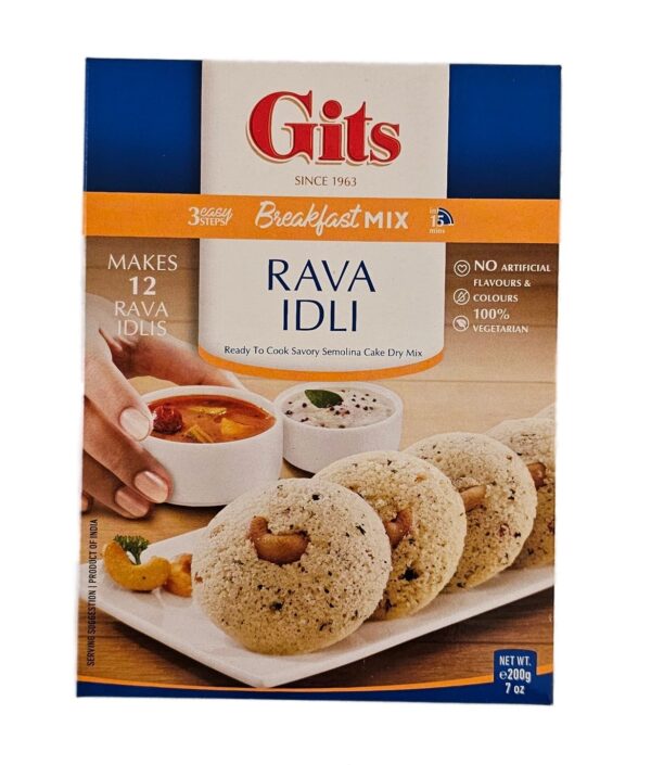 Gits,Insatnt Mix,Ready to Eat,Gits Rava Idli Mix 200 Gm