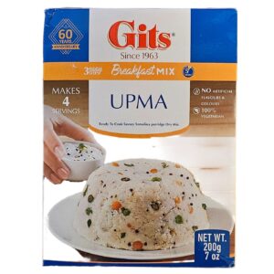 Gits, Insatnt Mix, Ready to Eat, Gits Upma Mix 200 Gm