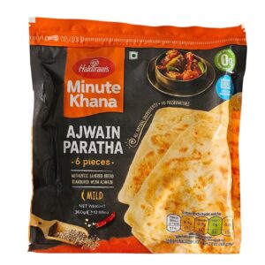 Bread, Frozen, Haldirams, Naan, Haldirams Ajwain Paratha  360 Gm