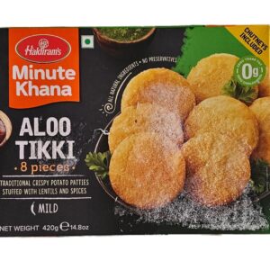 Appetizers, Bread, Frozen, Haldirams, Naan, Haldirams Aloo Tikki 420 Gm