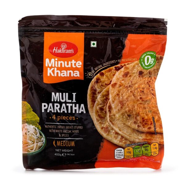 haldirams muli paratha 400 gm