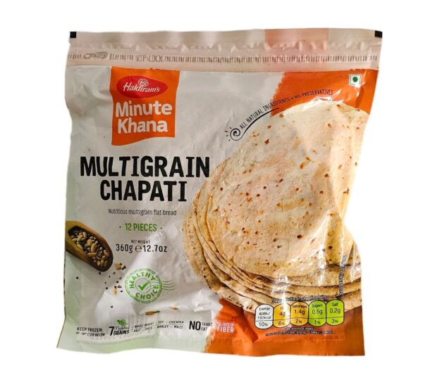 Bread, Frozen, Haldirams, Naan, Haldirams Multigrain Chapati  360 Gm