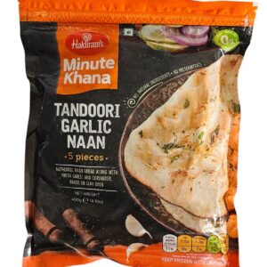 Bread, Frozen, Haldirams, Naan, Haldirams Tandoori Garlic Naan 400 Gm