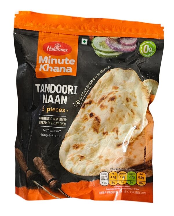 Bread, Frozen, Haldirams, Naan, Haldirams Tandoori Naan 400 Gm