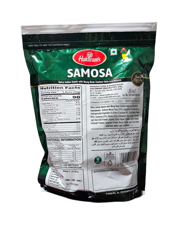 Chips, Haldirams, Namkeens, Snacks, Haldiram Samosa 400 Gm