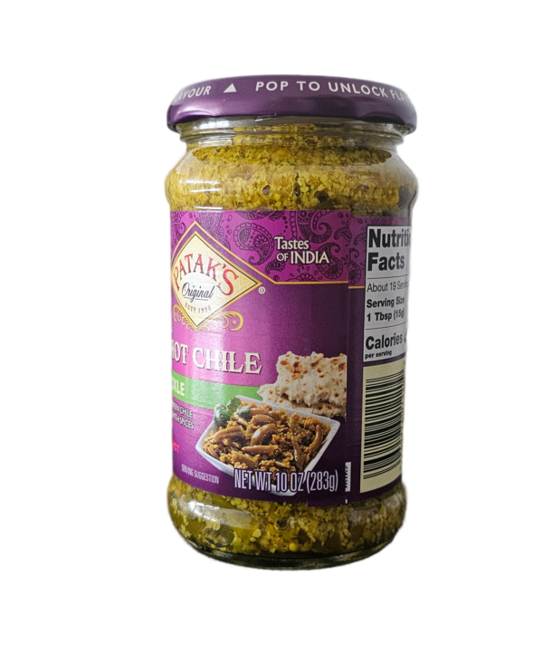 Condiments,Pataks,Pickle,Patak Chilli Pickle 280Gm