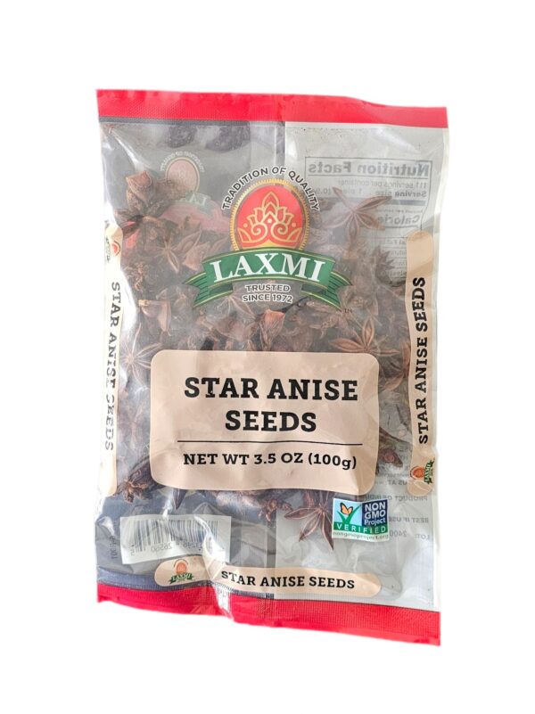 Laxmi, Spices, Laxmi Star Anise Seeds 100 Gm