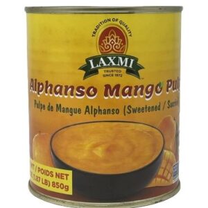 beverages, Canned Goods, Laxmi, Ready to Eat, Laxmi Alphonso Mango Pulp 850 Gm