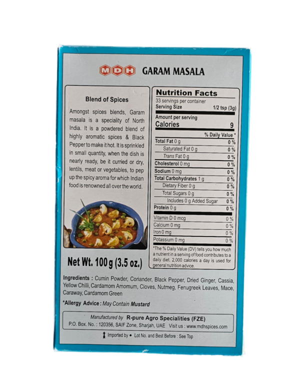 MDH, Spices, MDH Garam Masala 100 Gm