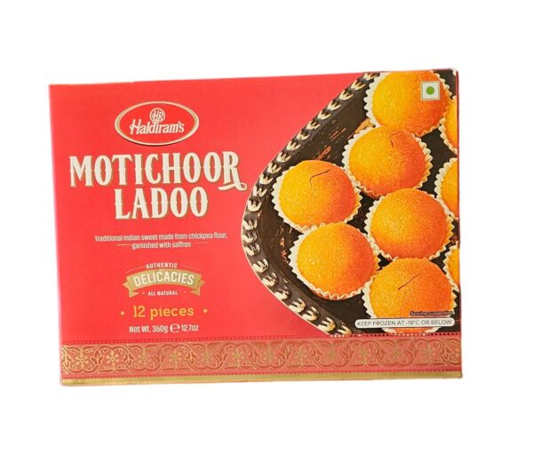 Frozen,Haldiram's,Refrigerated,Sweets,Sweets & Desserts,Haldirams Moti Choor Ladoo 345 Gm