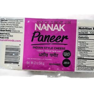 Butter, Cheese, Dairy, Nanak, Paneer, Nanak Paneer 341 Gm