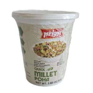 Canned Goods, Priya, Ready to Eat, Priya Quick Millet Poha Cup 80 Gm