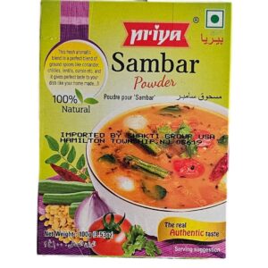 Priya, Spices, Priya Sambar Powder 100Gm