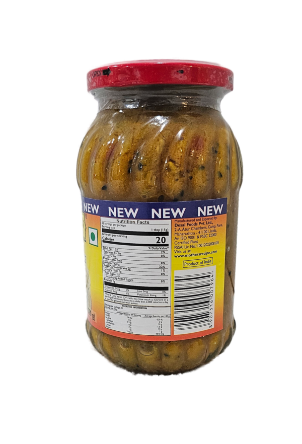 Condiments, Mother's Recipe, Pickle, Mothers Recipe Punjabi Mixed Pickle 500 Gm