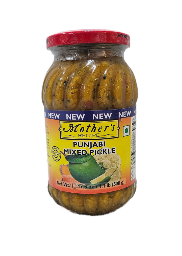 Condiments, Mother's Recipe, Pickle, Mothers Recipe Punjabi Mixed Pickle 500 Gm