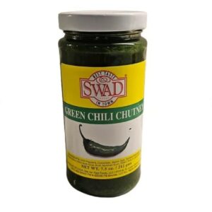 Chutney,Condiments,Paste,Pickle,Swad,Swad Green Chilli Chutney 212 Gm