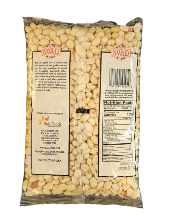 swad peanuts skinless 800 gm