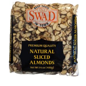 swad sliced almonds 400 gm