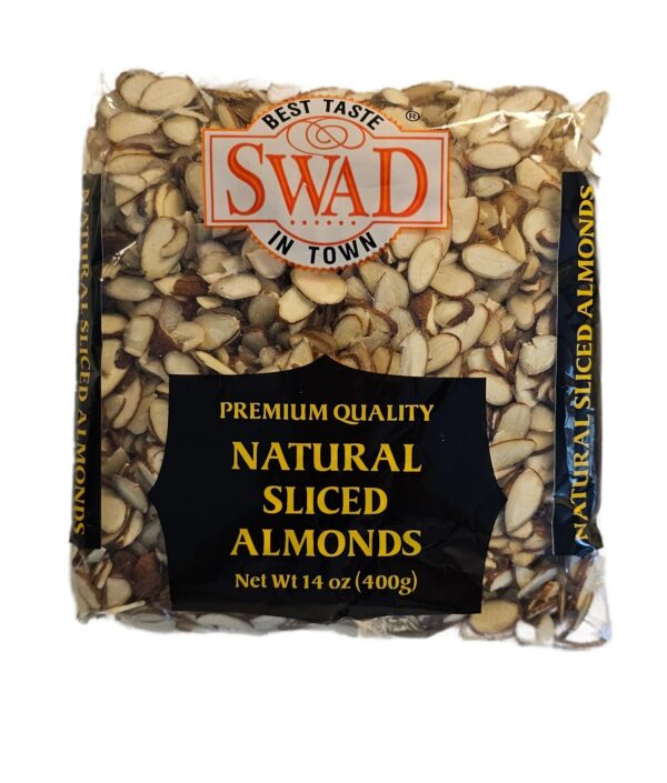 swad sliced almonds 400 gm