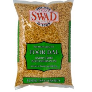 swad toor/arhar dal split pigeon peas 4lb