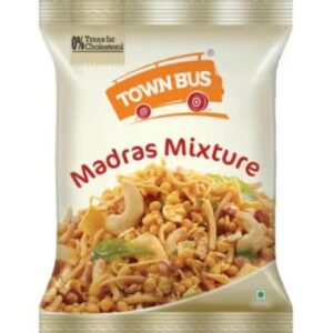 Chips, GRB, Namkeens, Snacks, GRB  Town Bus Madras Mixture 170 Gm