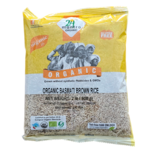 24 mantra organic brown basmati rice 2 lb