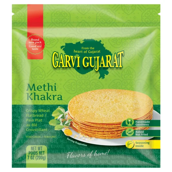 Garvi Gujrat Methi Khakra