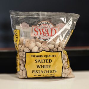 swad salted white pistachios 400g