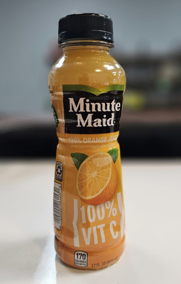 minute maid 100% orange juice